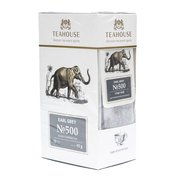 Чай чорний пакетований TEAHOUSE Граф Грей 15 * 3 г