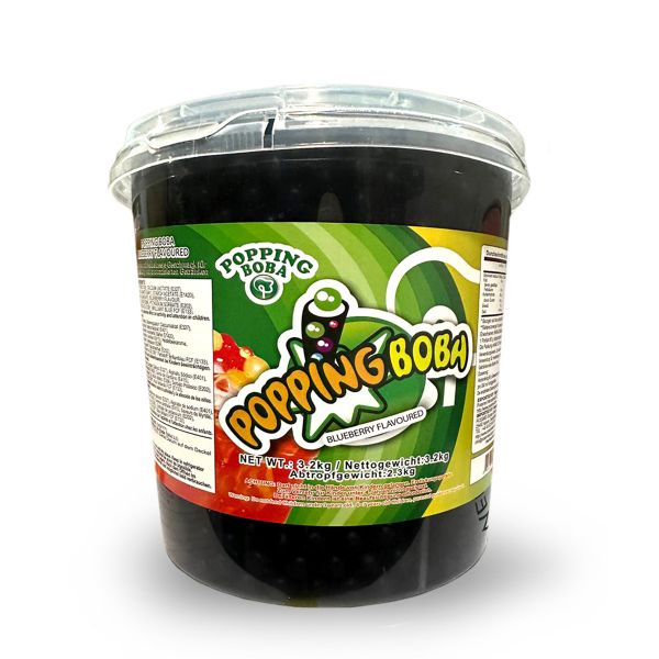 Bubble Tea Соковиті кульки Possmei зі смаком Чорниці 3,2 кг