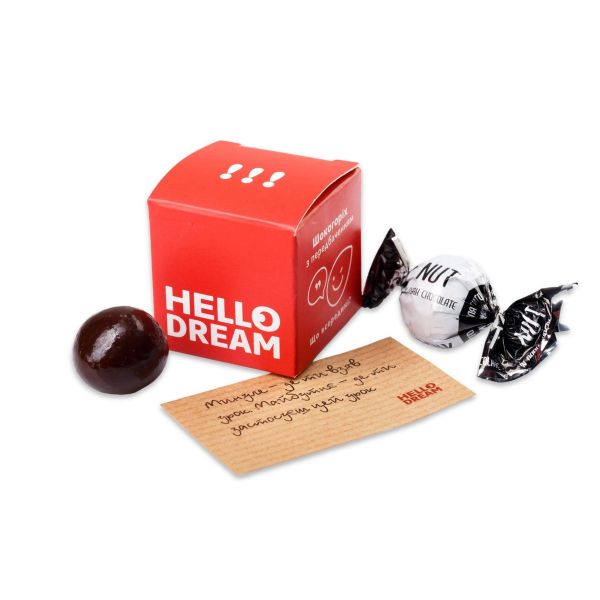 Шокогоріх з мотивацією HELLO DREAM 5 г