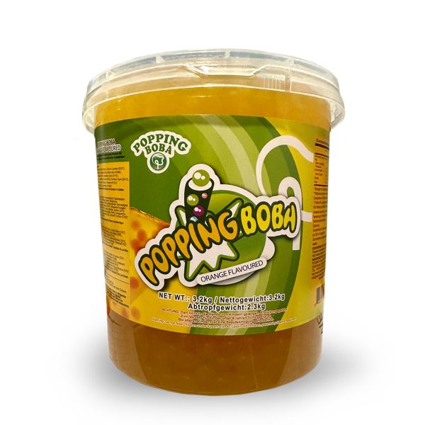 Bubble Tea Соковиті кульки Possmei зі смаком Апельсину 3,2 кг