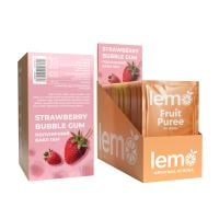 Концентрат для лимонада и чая LEMO Клубничный Бабл Гамм 45 г