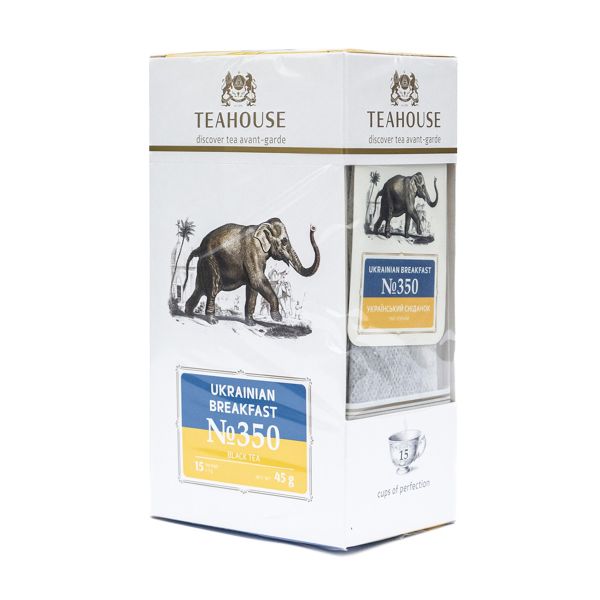 Чай чорний пакетований TEAHOUSE Український сніданок 15 * 3 г