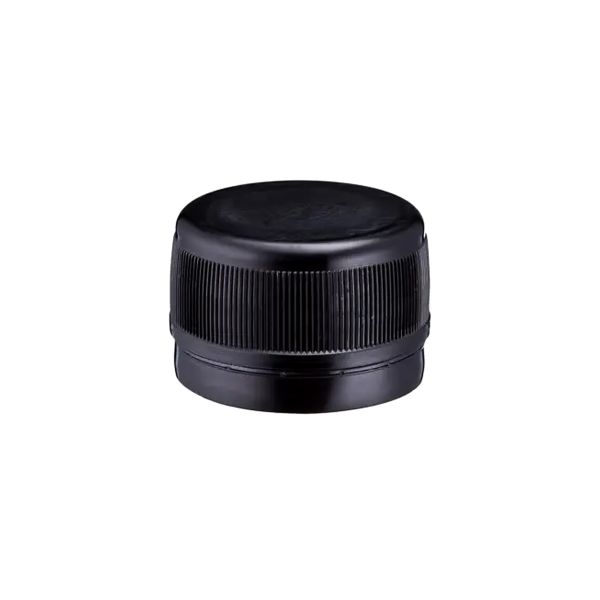 Кришка для ПЕТ пляшки чорна d-28 мм 100 шт