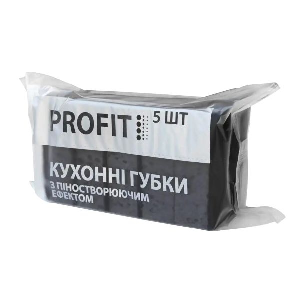 Губки для посуду пористі 95*65*35 мм Black Profit 5 шт/уп