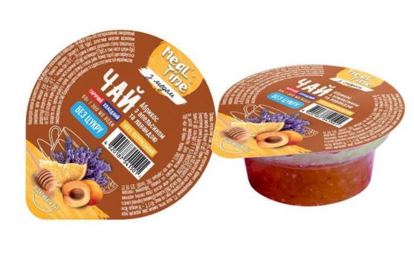 Концентрат чаю Meal Time абрикос з апельсином та лавандою й медом БЕЗ ЦУКРУ 60 г