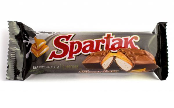 Батончик СПАРТАК Нуга з м'якою карамеллю 48 г