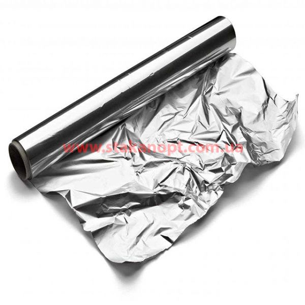 Фольга алюмінієва харчова 44 см * 50 м 10 мкм