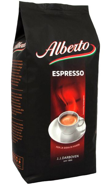 Кава в зернах J.J.DARBOVEN ALBERTO Espresso 100% Arabica 1 кг
