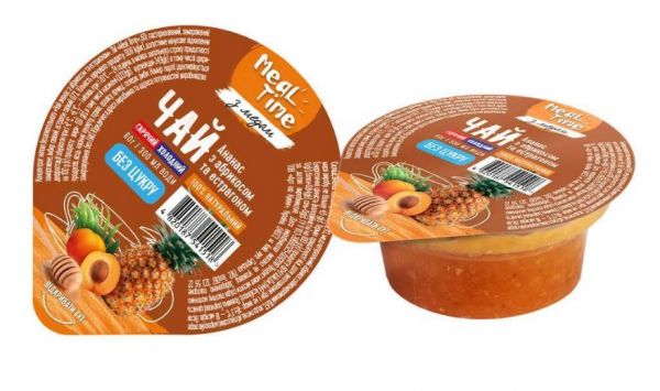 Концентрат чаю Meal Time ананас з абрикосом та естрагоном й медом БЕЗ ЦУКРУ 60 г