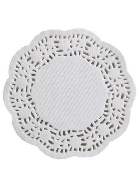 Серветки паперові Ажурні d=9 см 100 шт