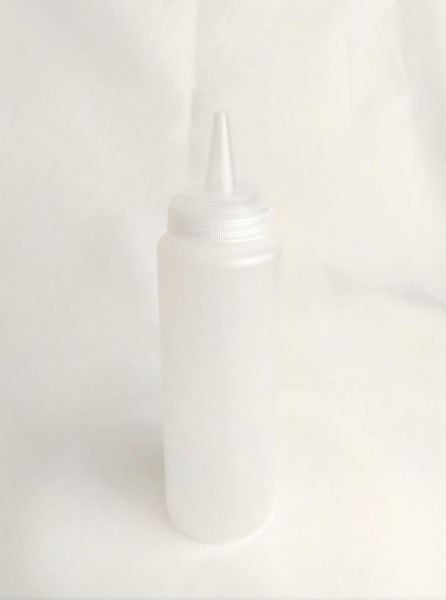 Пляшка для соусів з мірною шкалою 240 мл жовта