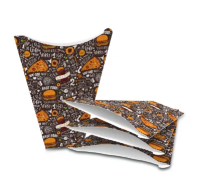 Картонная упаковка для блинов Мини темная