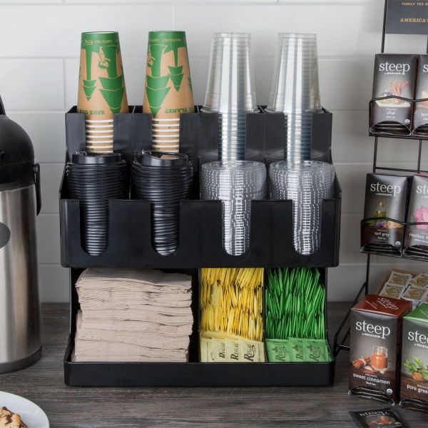 Диспенсер для паперових стаканів, кришек, капхолдеров на 11 секцій