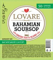 Чай зелений пакетований LOVARE Багамський саусеп 50 шт