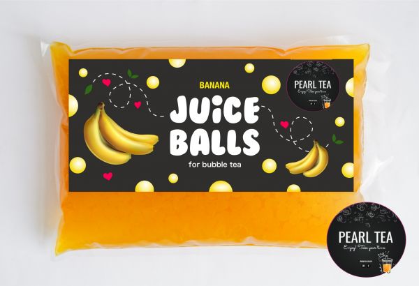 Bubble Tea Соковиті кульки зі смаком Банану 1,8 кг