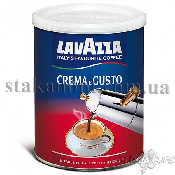 Кава мелена LAVAZZA Сrema e Gusto 50/50 250 г банка 