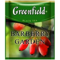 Чай чорний пакетований Greenfield Barberry Garden 100 шт Барбарис