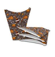 Картонная упаковка для блинов Макси темная