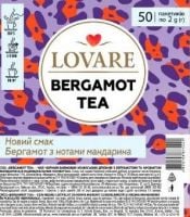 Чай чорний пакетований LOVARE Бергамот 50 шт