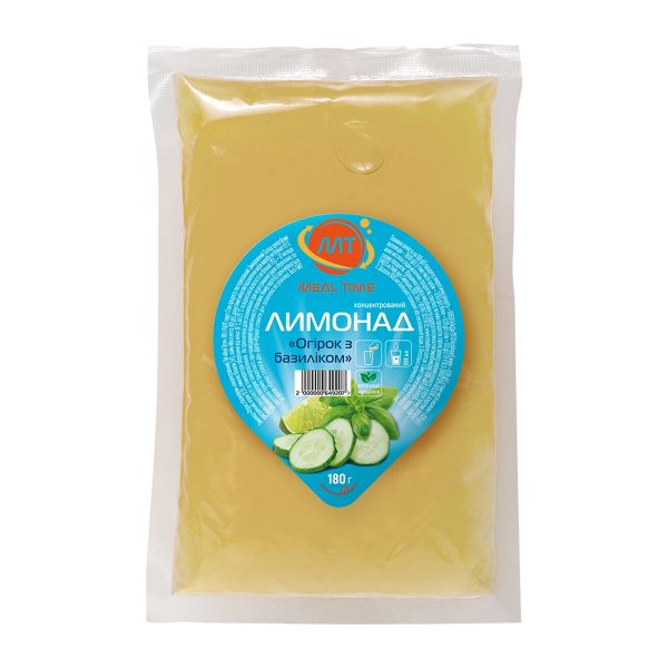 Концентрат лимонаду Meal Time Огірок з базиліком 180 г