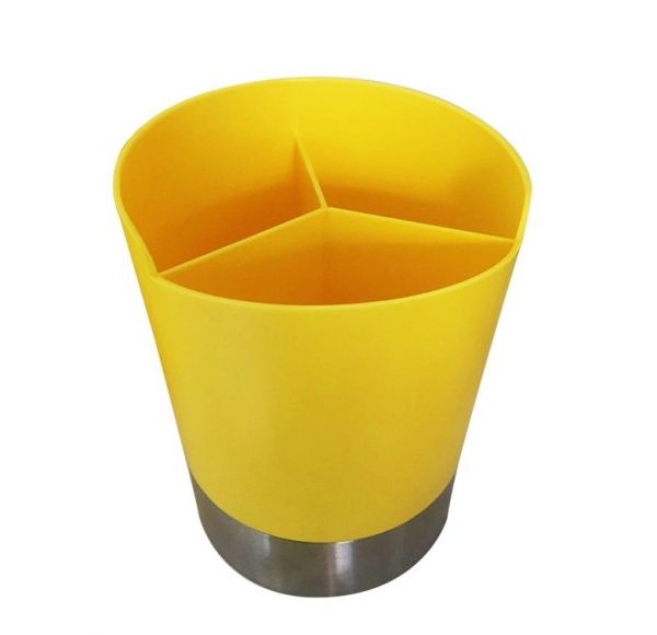 Диспенсер/стаканчик чорний для трубочек і мішалок для коктейлю