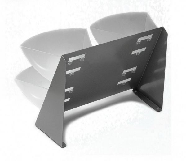 Двоярусна стійка для інгредієнтів на 4 секції