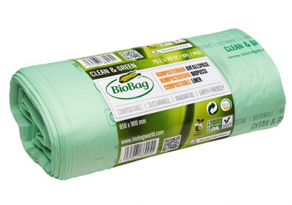 BioBag 75л/20шт 25 мікрон