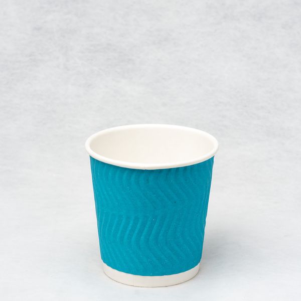 Гофростакан Ripple 110 мл блакитний