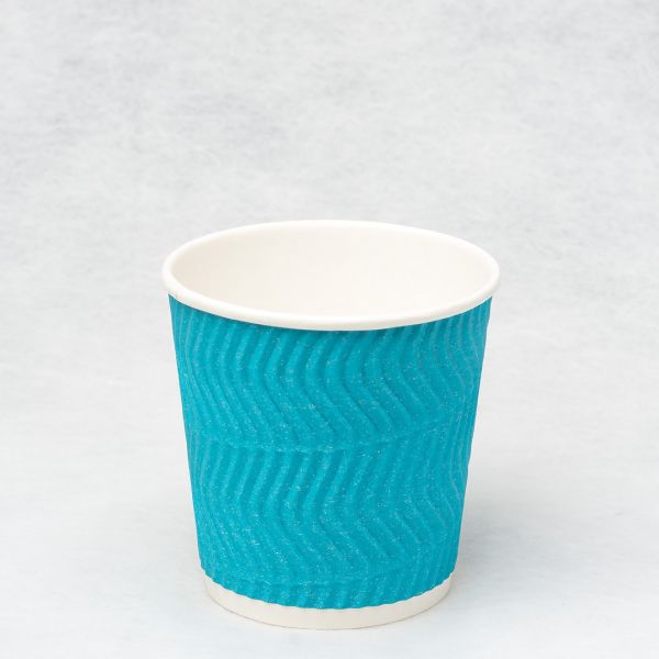 Гофростакан Ripple 180 мл блакитний