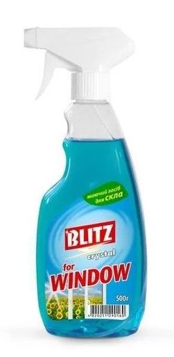 Засіб для миття скла BLITZ cиній 500 мл тригер