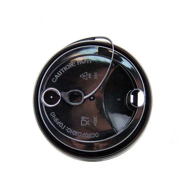 Кришка А 80 чорна з клапаном