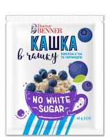 Каша вівсяна з Чіа та чорницею Doctor BENNER 40г