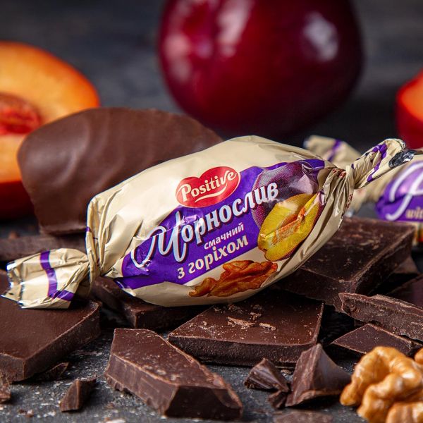 Цукерки Positive Чорнослив з горіхом