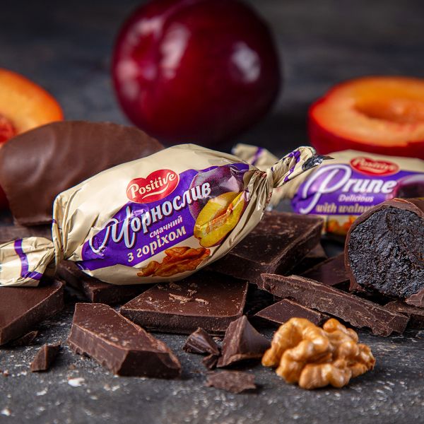 Цукерки Positive Чорнослив з горіхом