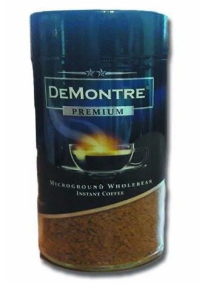 Кава розчинна DEMONTRE Premium 100% Arabica 200 г склобанка