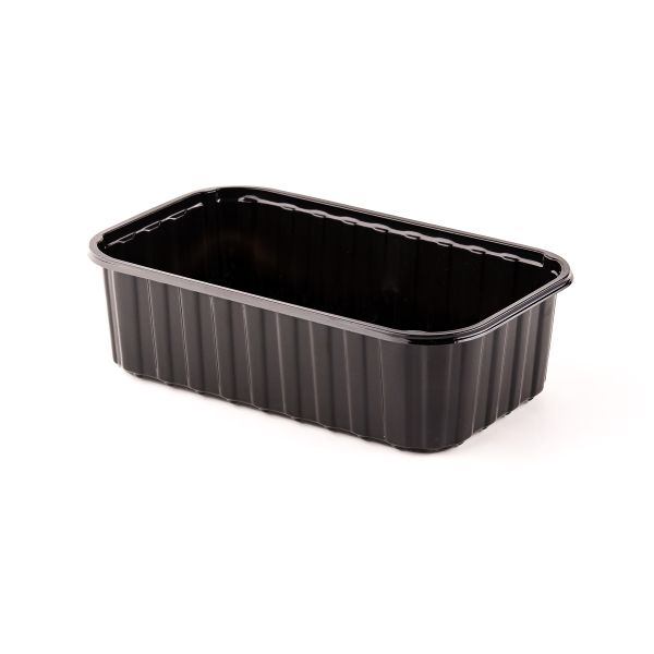 Контейнер для 500 грам ягід чорний PET 190*115*55 мм 1000 шт