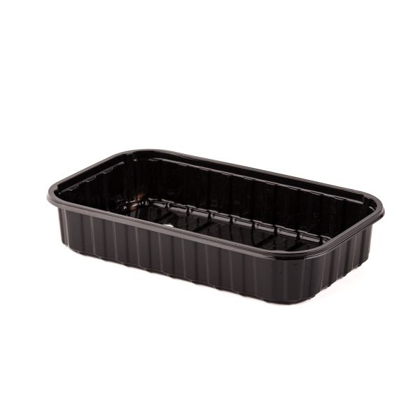 Контейнер для 250 грам ягід чорний PET 190*115*35 мм 1500 шт