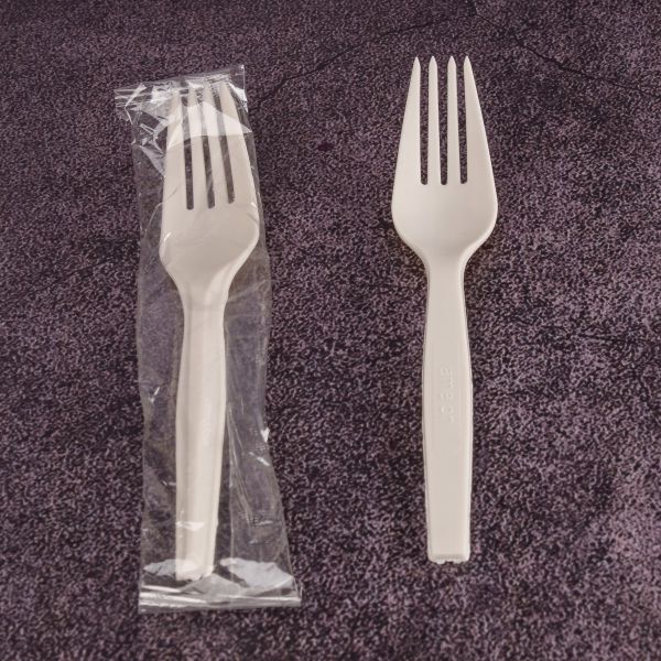 Виделка БІО Amelon 17 см з кукурудзяного крохмалю Flow-Pack