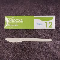 Ніж БІО Amelon 16,2 см з кукурудзяного крохмалю 12 шт