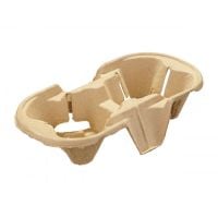 Держатель для 2-х стаканов бурый PREMIUM 