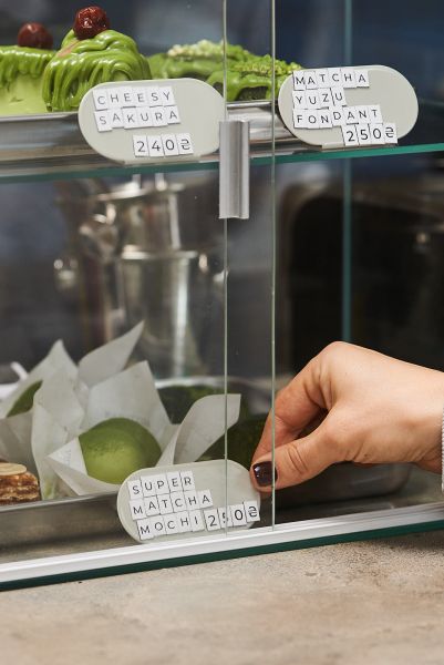 Набір цінників таблички середні 80*40 мм (10 табличок + 900 букв та цифр)