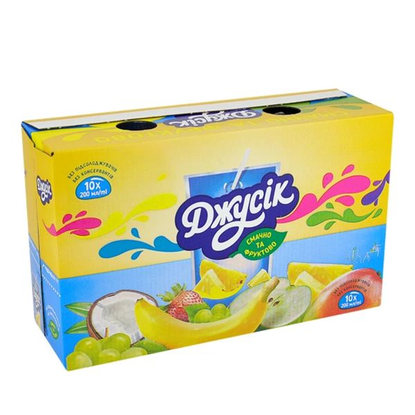 Сік Джусик Ананасово-кокосовий 200 мл 10 шт
