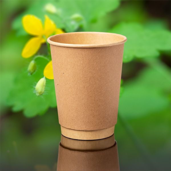 Стакан паперовий двошаровий ЕКОКРАФТ 400 мл