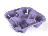 Тримач для 4-х стаканів фіолетовий
