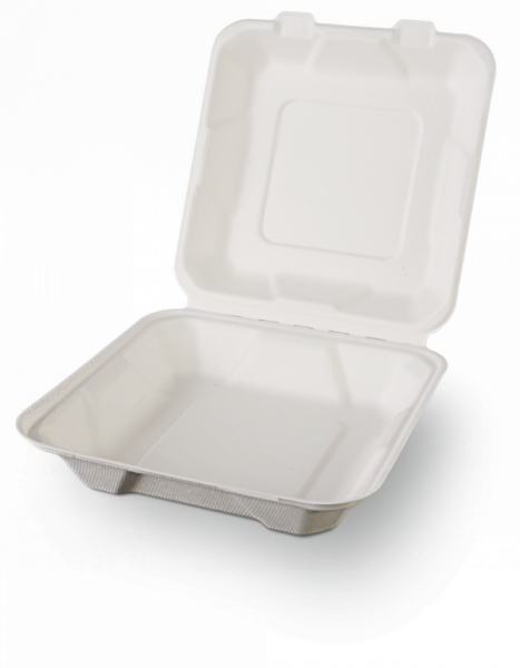 Ланч-бокс односекційний з PSM 205*205*65 мм 200 шт