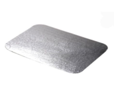 Кришка фольгована на лоток з кукурудзяного крохмалю 220*170 мм 500 шт