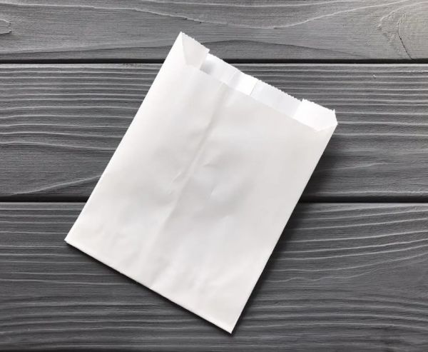 Упаковка для картоплі фрі 150-200 г жиростійка 140*100*40 мм 70г/м2 БІЛА 100 шт