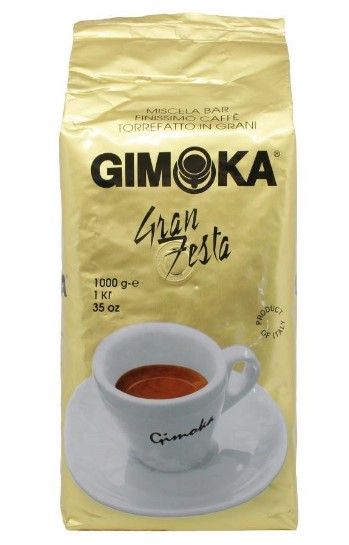Кава в зернах GIMOKA Gran Festa 30/70 1 кг (золота) ORIGINAL