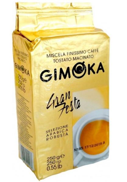 Кава мелена GIMOKA Gran Festa 30/70 250 г (золота)