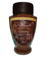 Кава розчинна GOLDBACH Colombian 100% Arabica 200 г склобанка